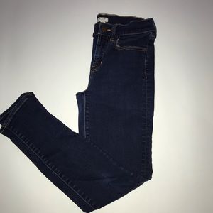 J crew midrise dark rinse skinny jean